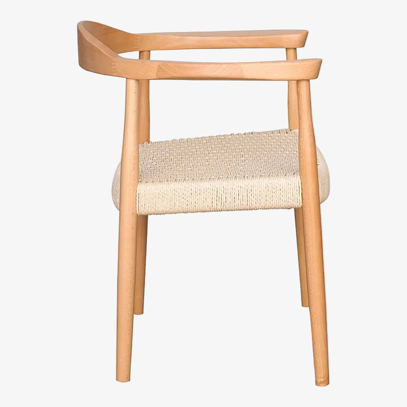 Houten hout en eNea stoel natuurlijke stoel eetkamerstoel