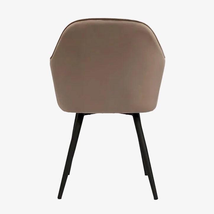 Velur-Bege Velvet Essstuhl