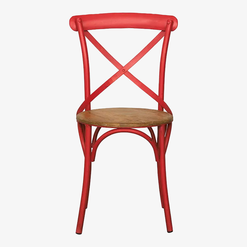 Cadeira de jantar Thomas assento metal madeira - Vintahome