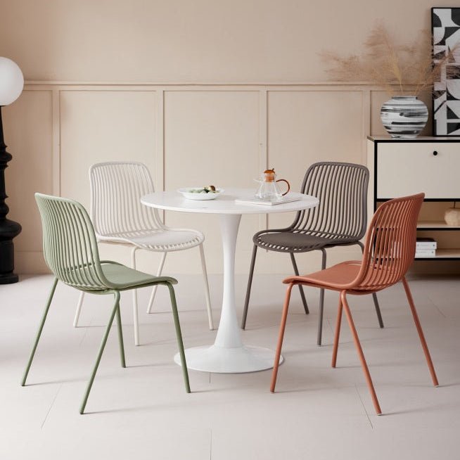 Silla de jardín polipropileno y acero Aura - Vintahome