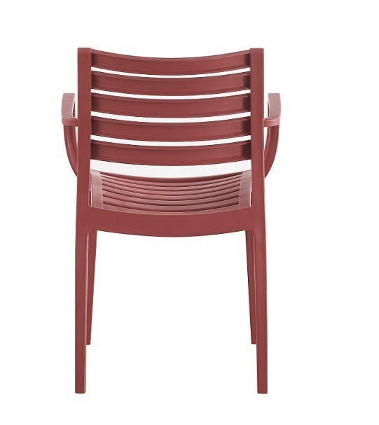 Silla de terraza apilable con brazos Lursan - Vintahome