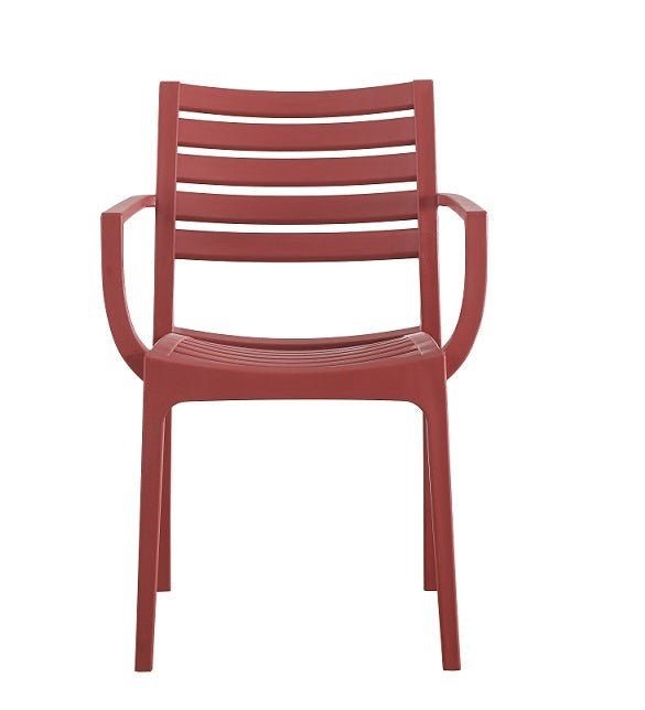 Silla de terraza apilable con brazos Lursan - Vintahome