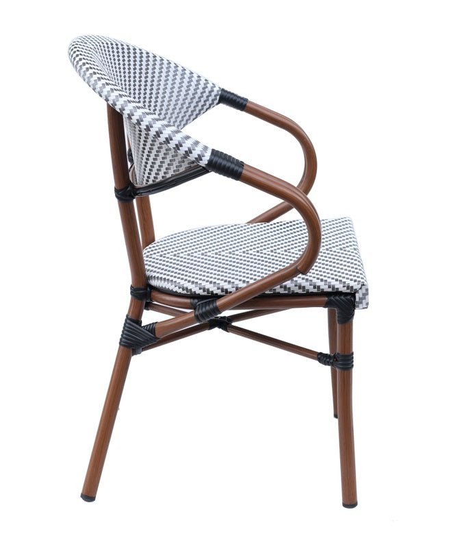 Silla parisina brazos Loma