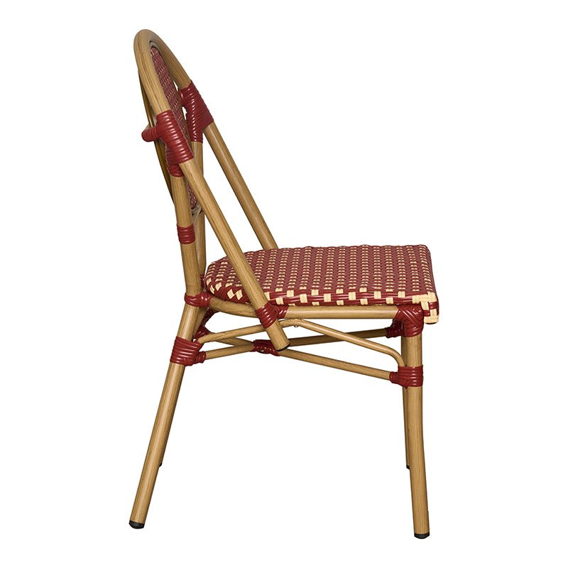 Silla parisina Calais rojo - Vintahome