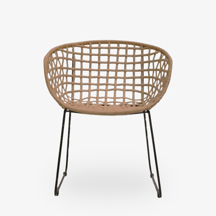 Silla Ratán acero Wilson - Vintahome