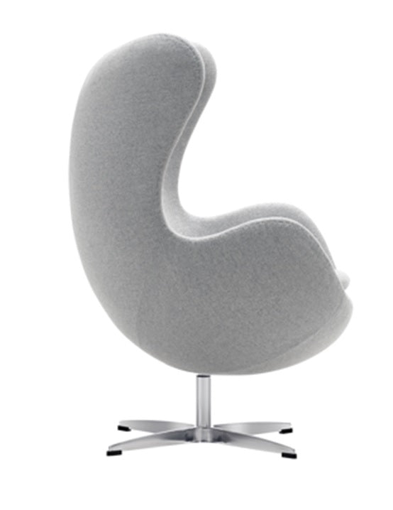 Silla EGG chair tapizado Lana gris