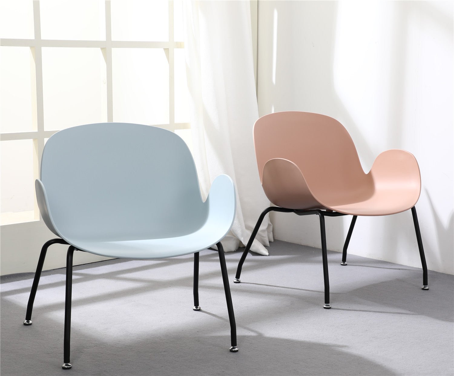 Fauteuil de salle d'attente en polypropylène Danna