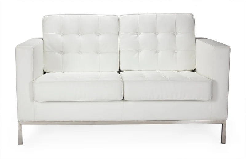 Sofá diseño Floren semipiel 2 plazas - Vintahome