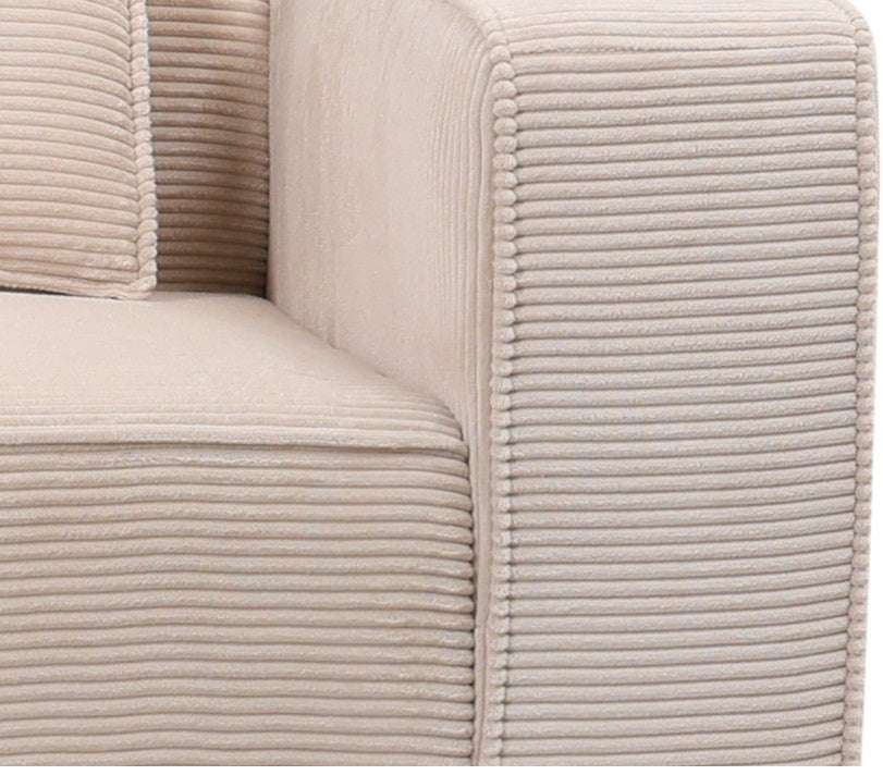 Sofá pana ancha Manila crudo