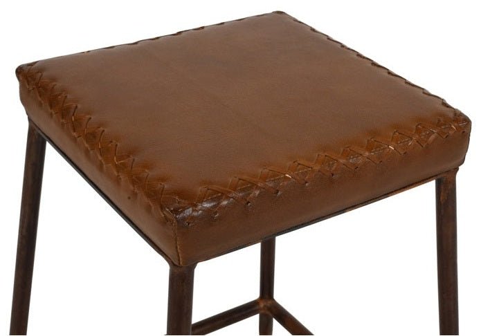 Taburete bajo acero vintage Nilo - Vintahome