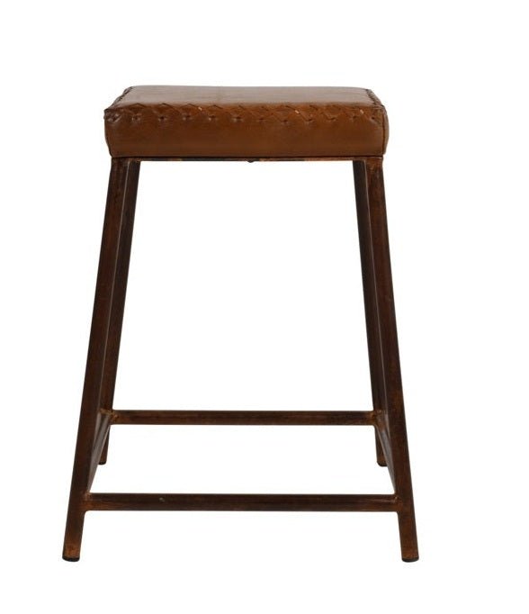 Taburete bajo acero vintage Nilo - Vintahome