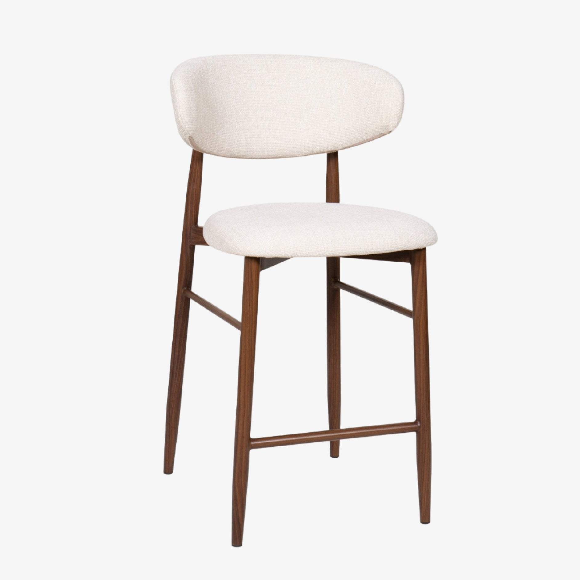 Nordischer Barhocker Nogal Olimpo 65 cm