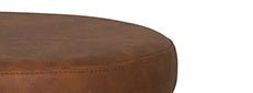 Tabouret de bar en éco-cuir marron California
