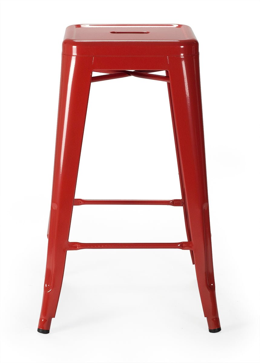 Taburete de bar Tolux color altura 67cm - Vintahome
#color_Rojo