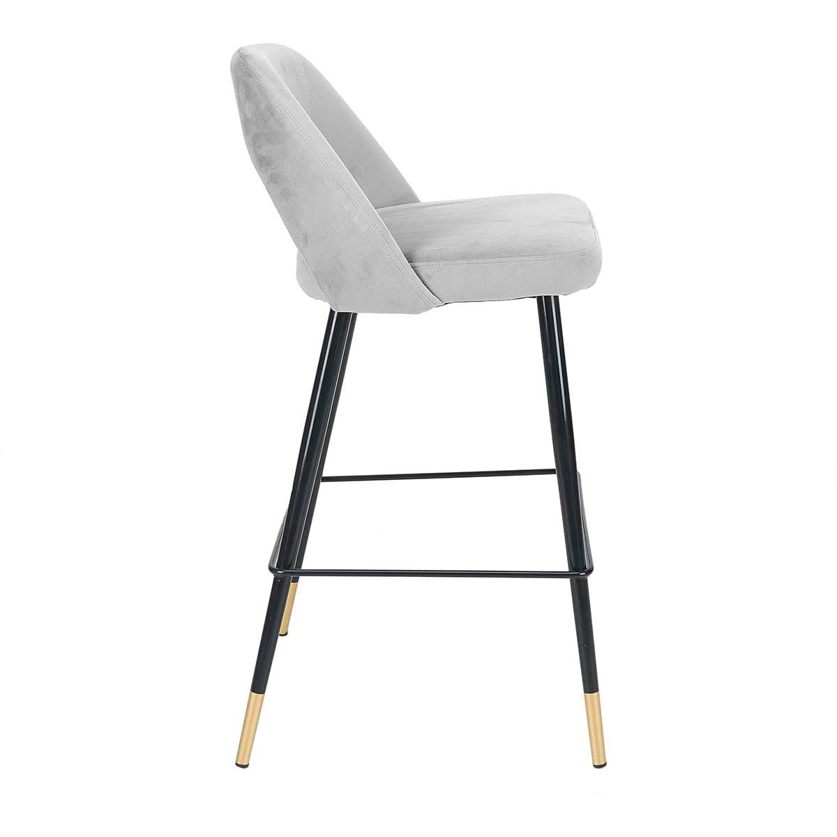 Taburete de bar velvet Zaima - Vintahome