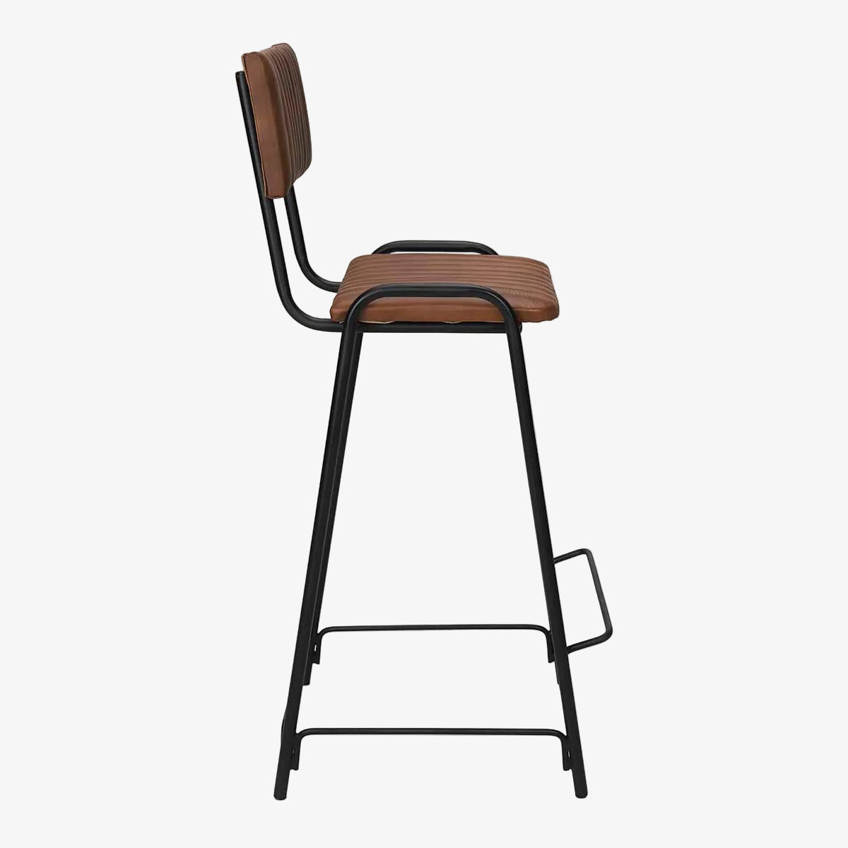 Tabouret de bar en cuir