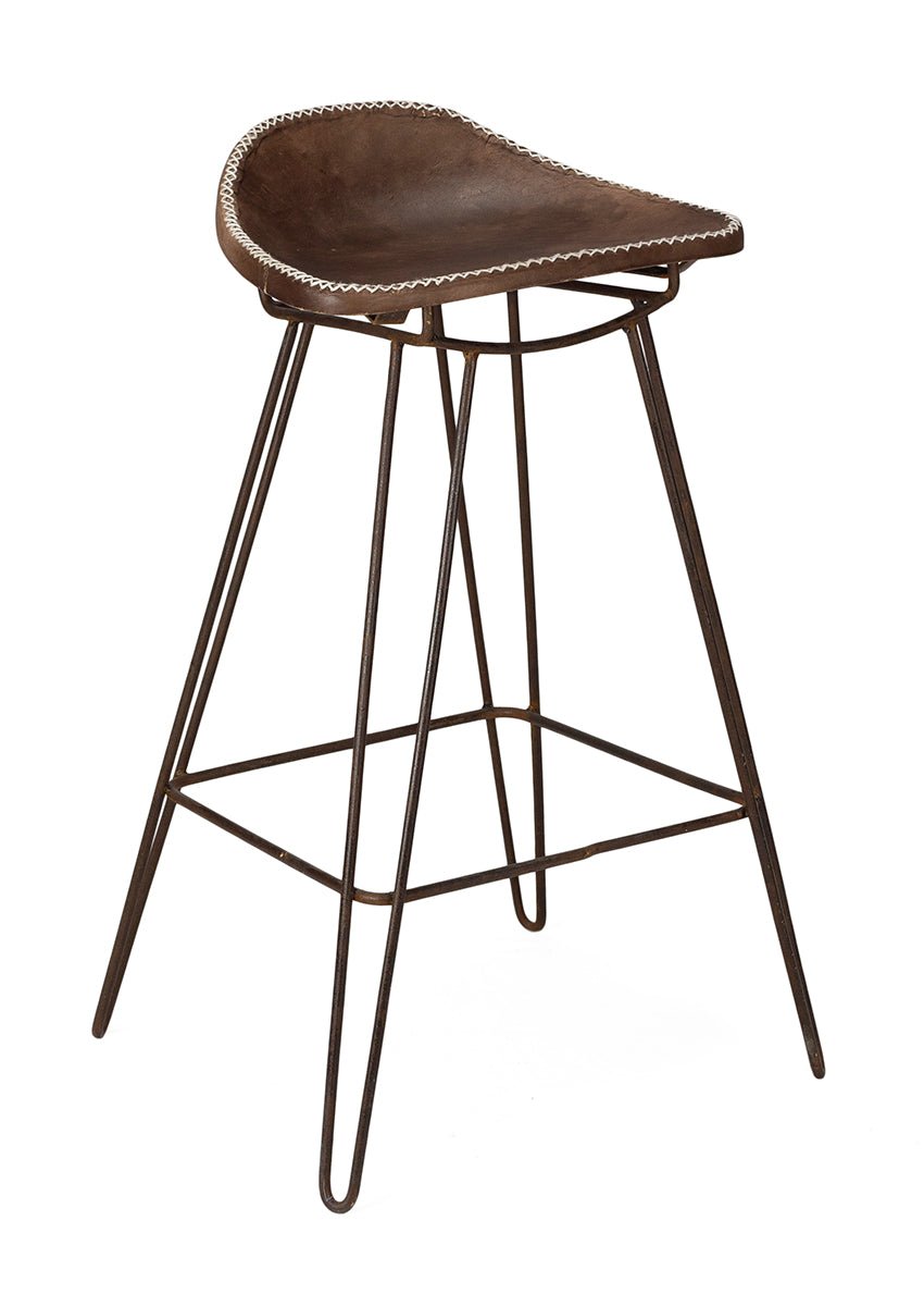 Taburete de bar vintage Volta Blanco - Vintahome