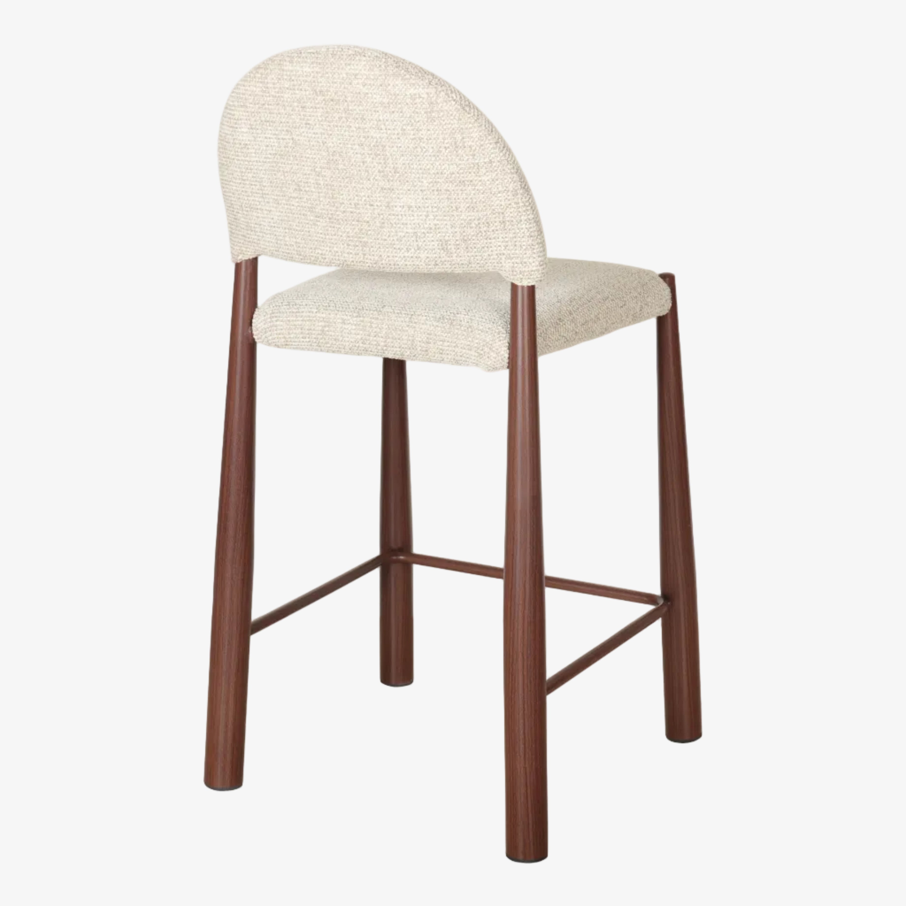 Taburete Maira 67 cm para isla de cocina con respaldo tapizado