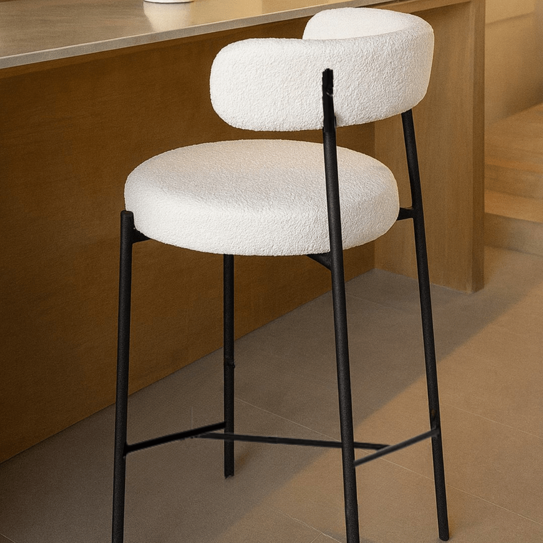 Taburete nórdico Matis boucle 75cm - Vintahome