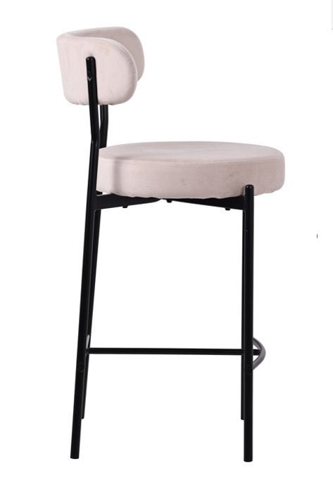 Taburete nórdico Matis Terciopelo 65cm - Vintahome
