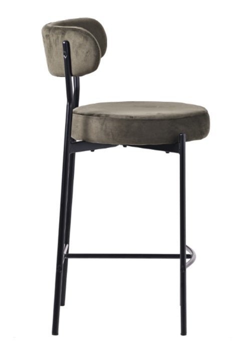 Taburete nórdico Matis Terciopelo 65cm - Vintahome