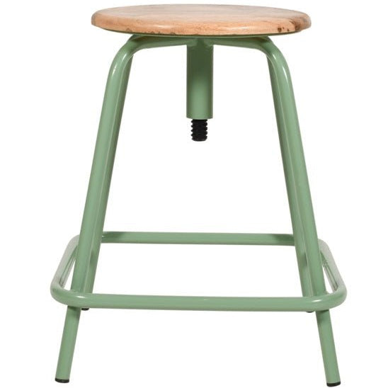 Montego verstelbare lage vintage kruk - Vintahome
