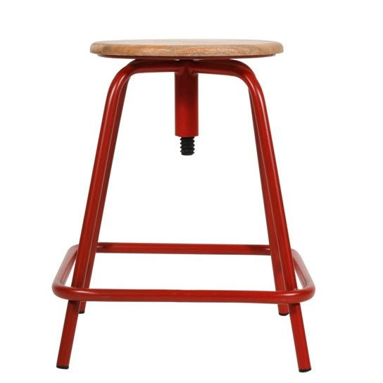 Montego verstelbare lage vintage kruk - Vintahome