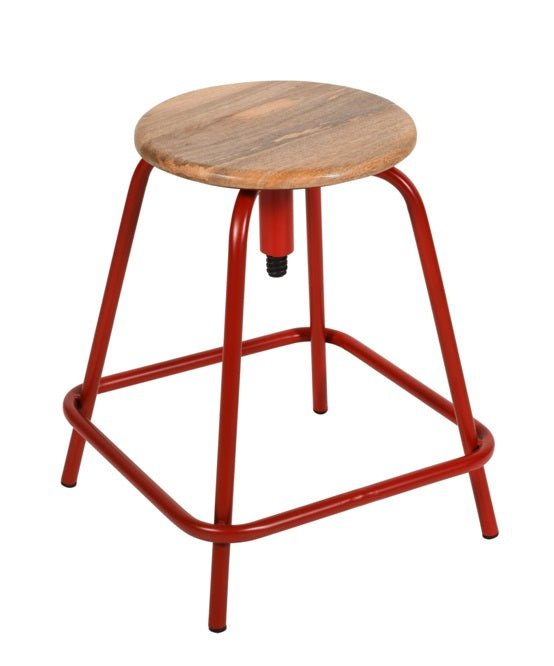 Taburete vintage bajo regulable Montego - Vintahome