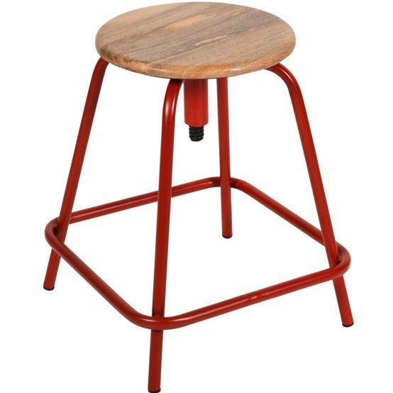 Montego verstelbare lage vintage kruk - Vintahome