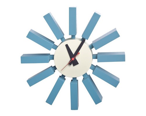 Reloj de pared Pua azul