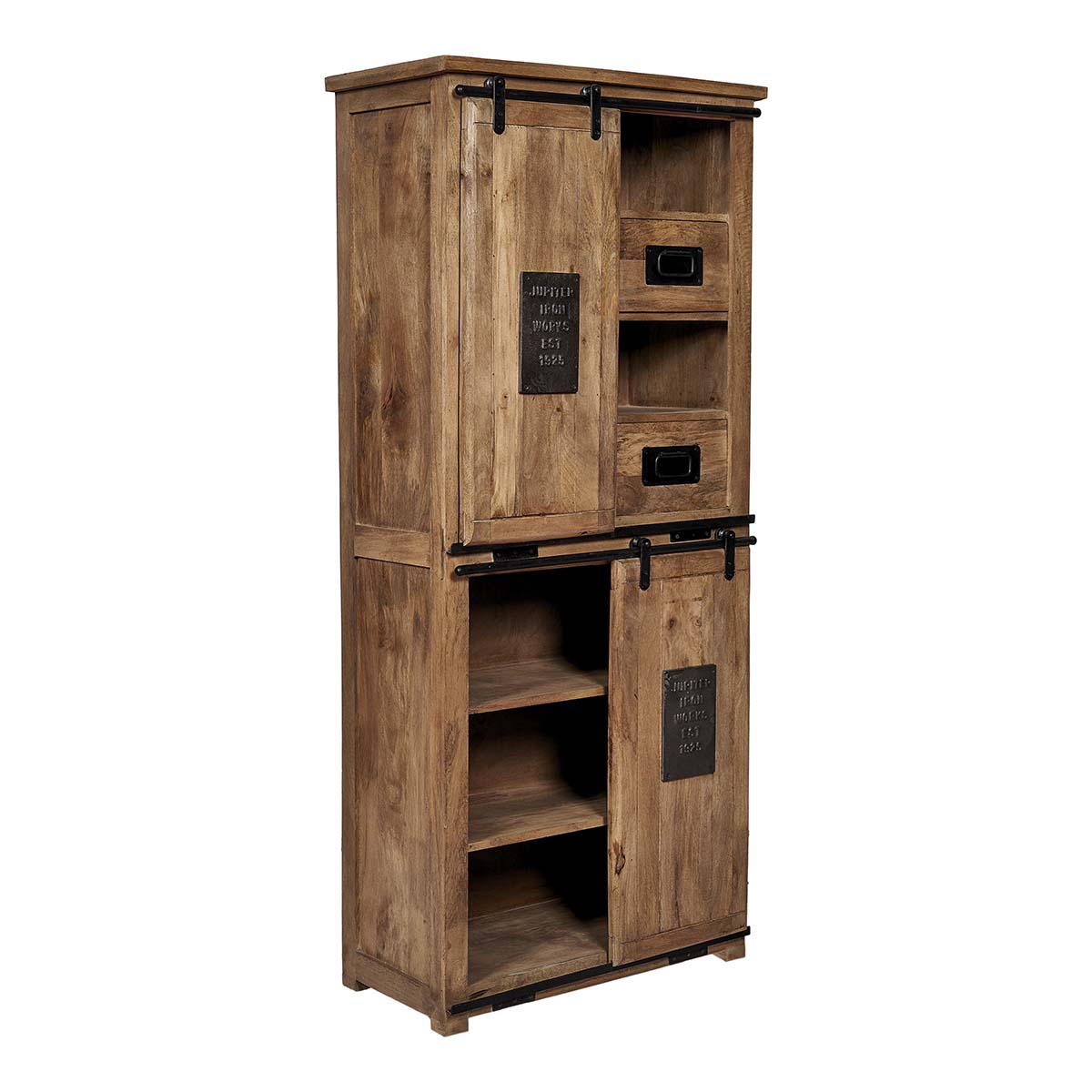 Armoire vintage en bois de manguier Moly