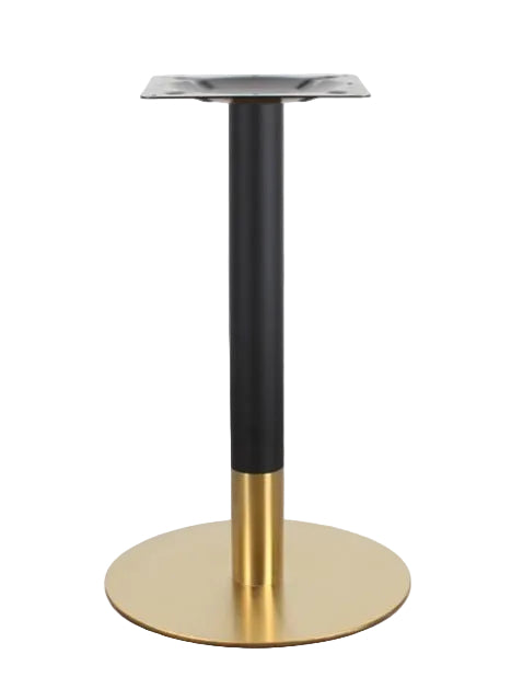 Base de mesa Inox-Titaneo ouro preto 45 cm