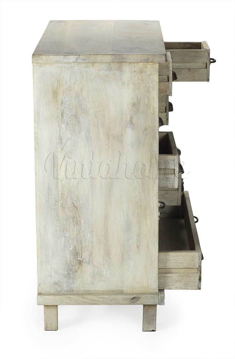 Cajonera vintage de madera Number - Vintahome