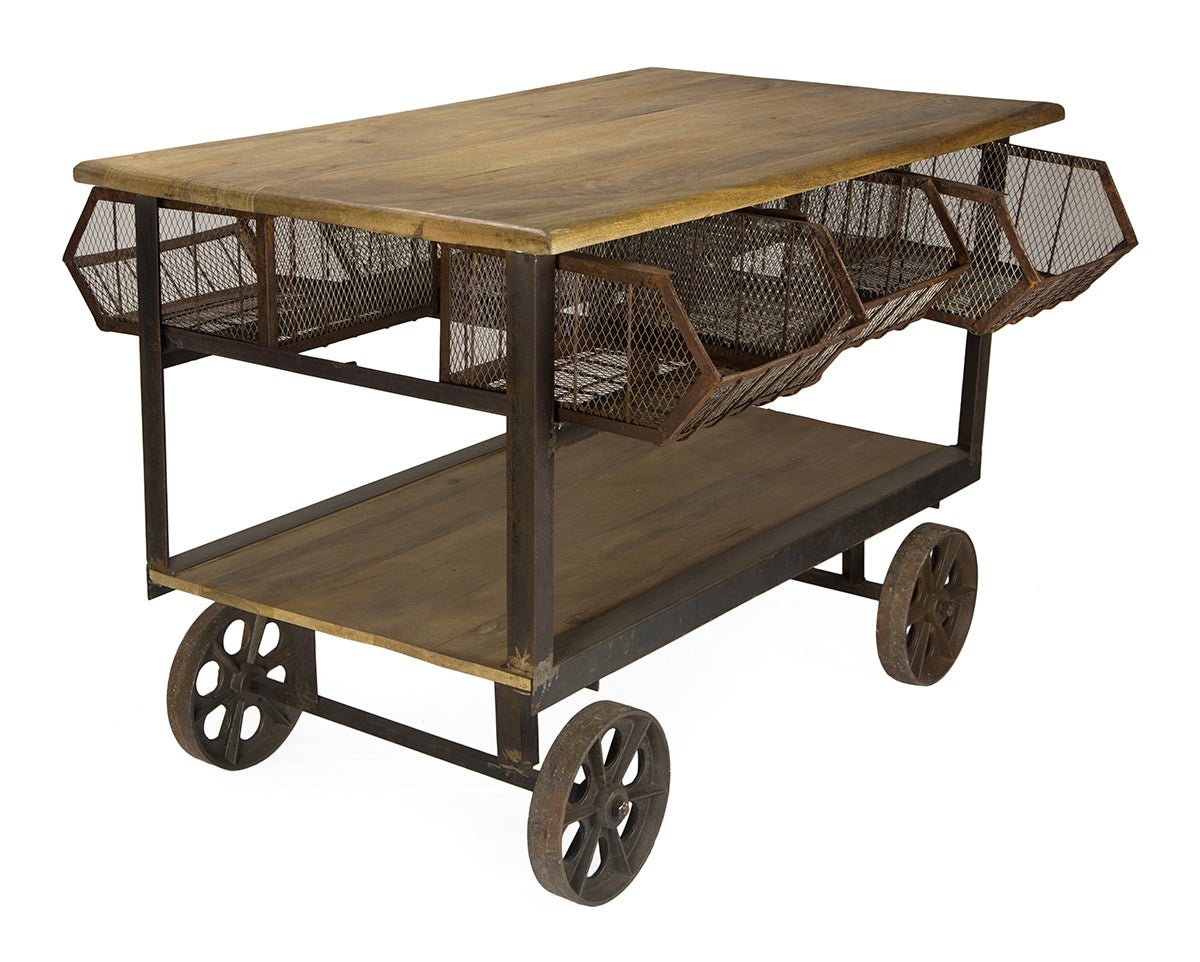 Carro Industrial isla 6 cajones