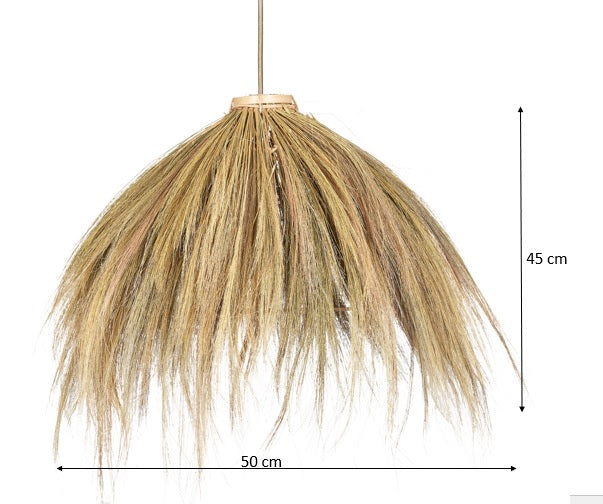 Lámpara de techo seagrass natural Balu 50 cm