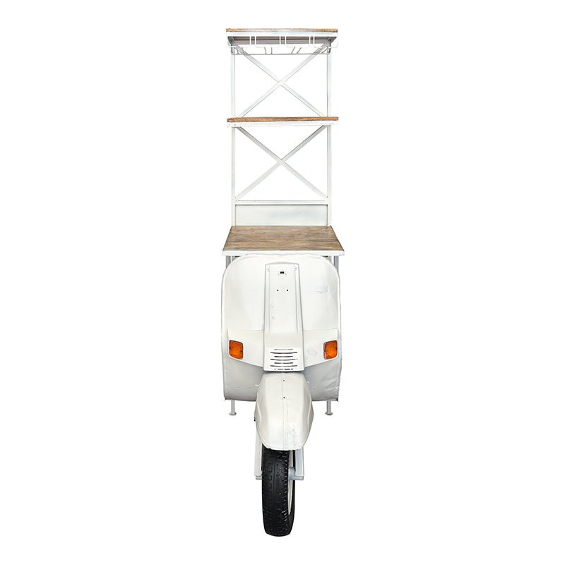 Estantería botellero Scooter blanca