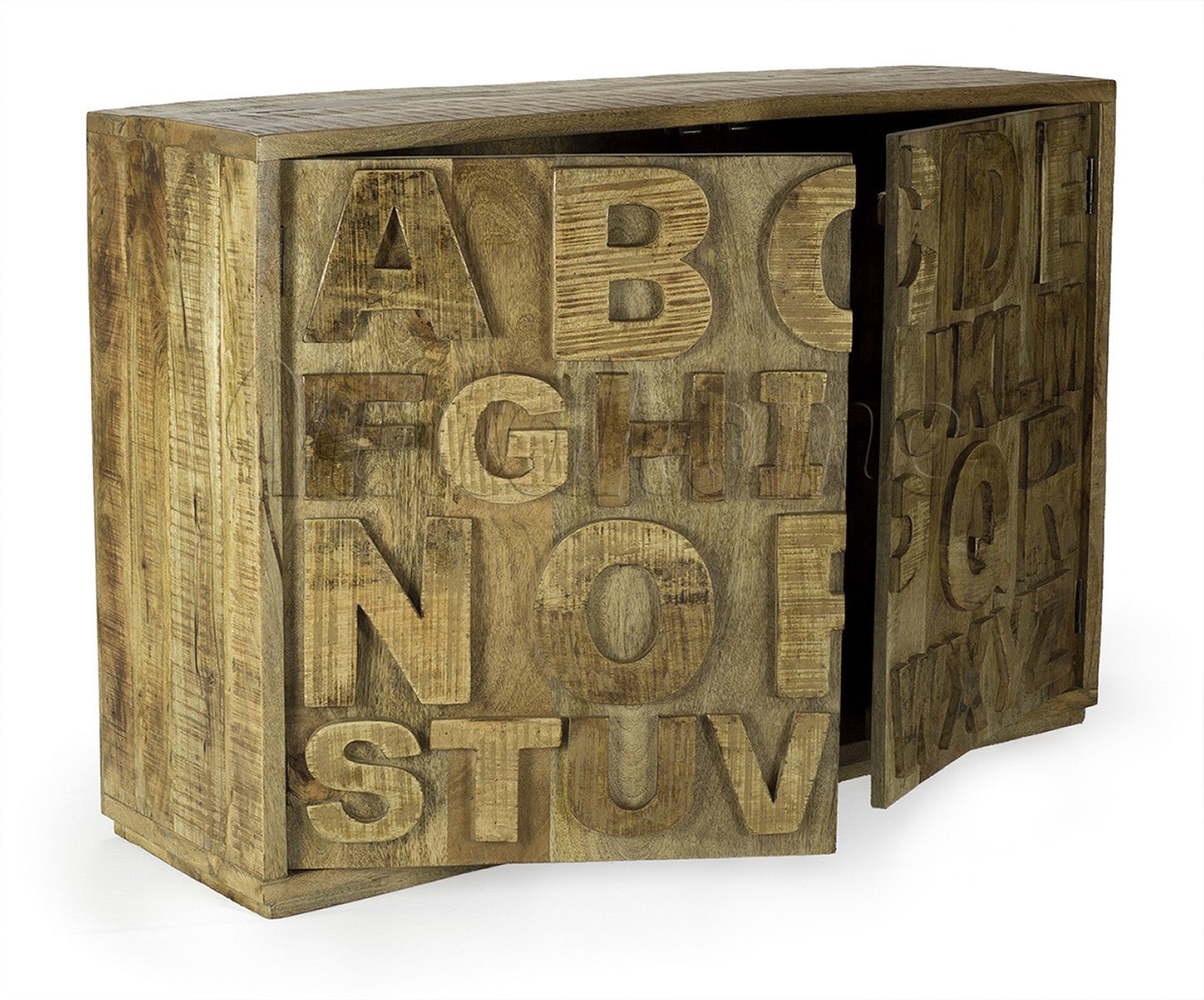 Gabinete de madera Alphabet - Vintahome