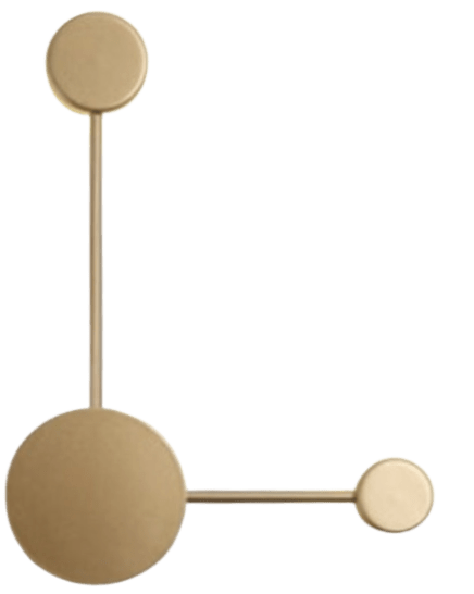 Clok applique lamp