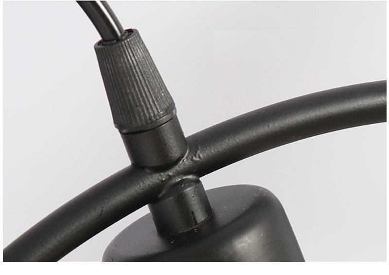 Lámpara de techo maceta ovalada acero negro Flowerpot - Vintahome