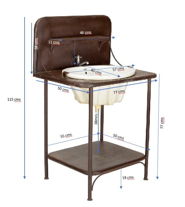 Lavabo vintage industrial Viana