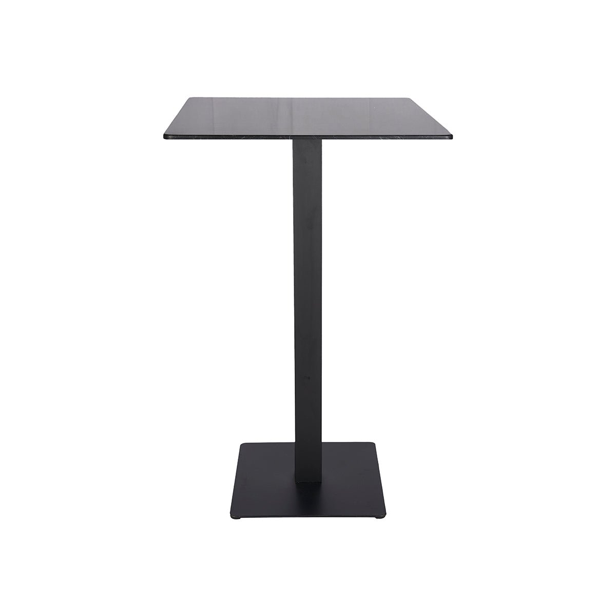 Comprar Mesa de Bar Lisboa con Base Alta y Tapa de Mármol Cuadrada
#color_Negro