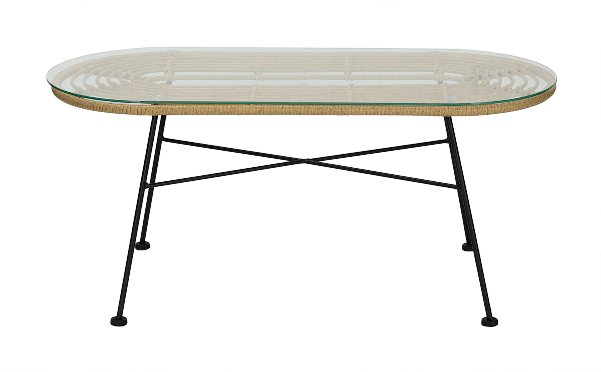 Mesa de centro rattan Akila