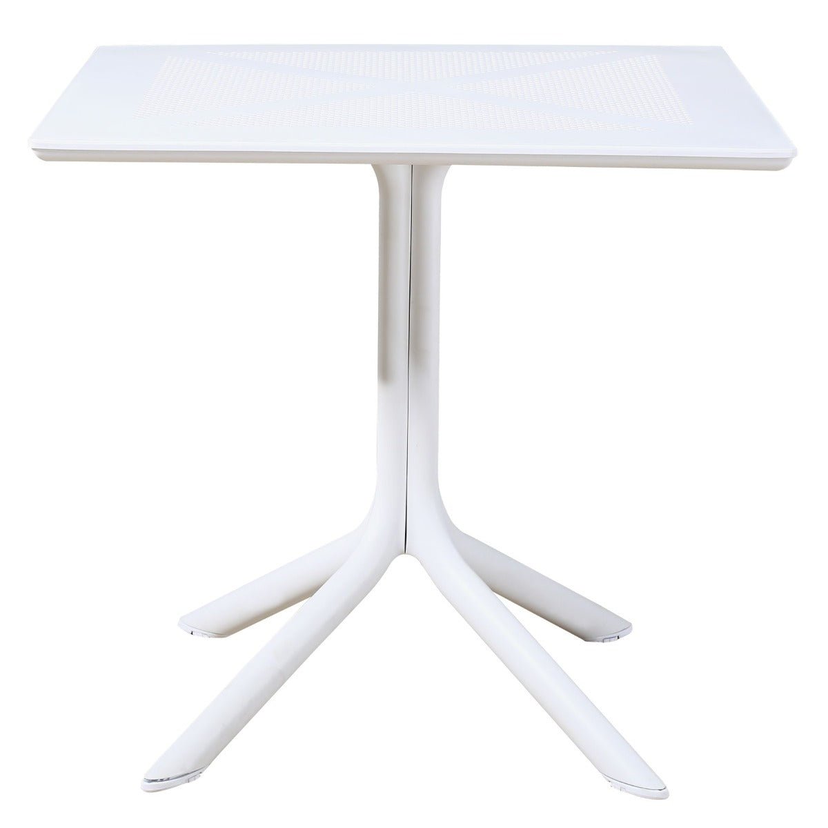 Table de jardin en polypropylène blanc Julz