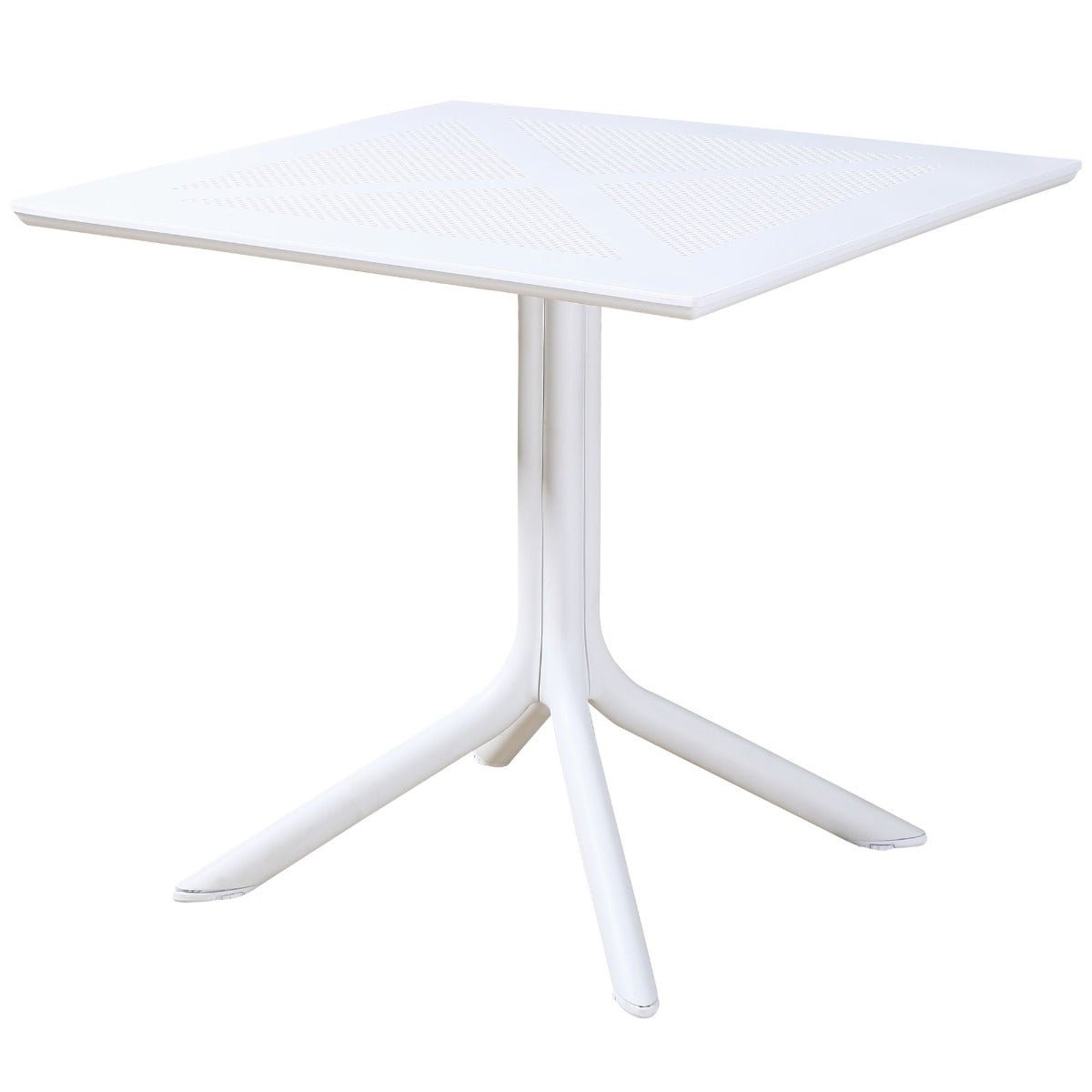 Table de jardin en polypropylène blanc Julz