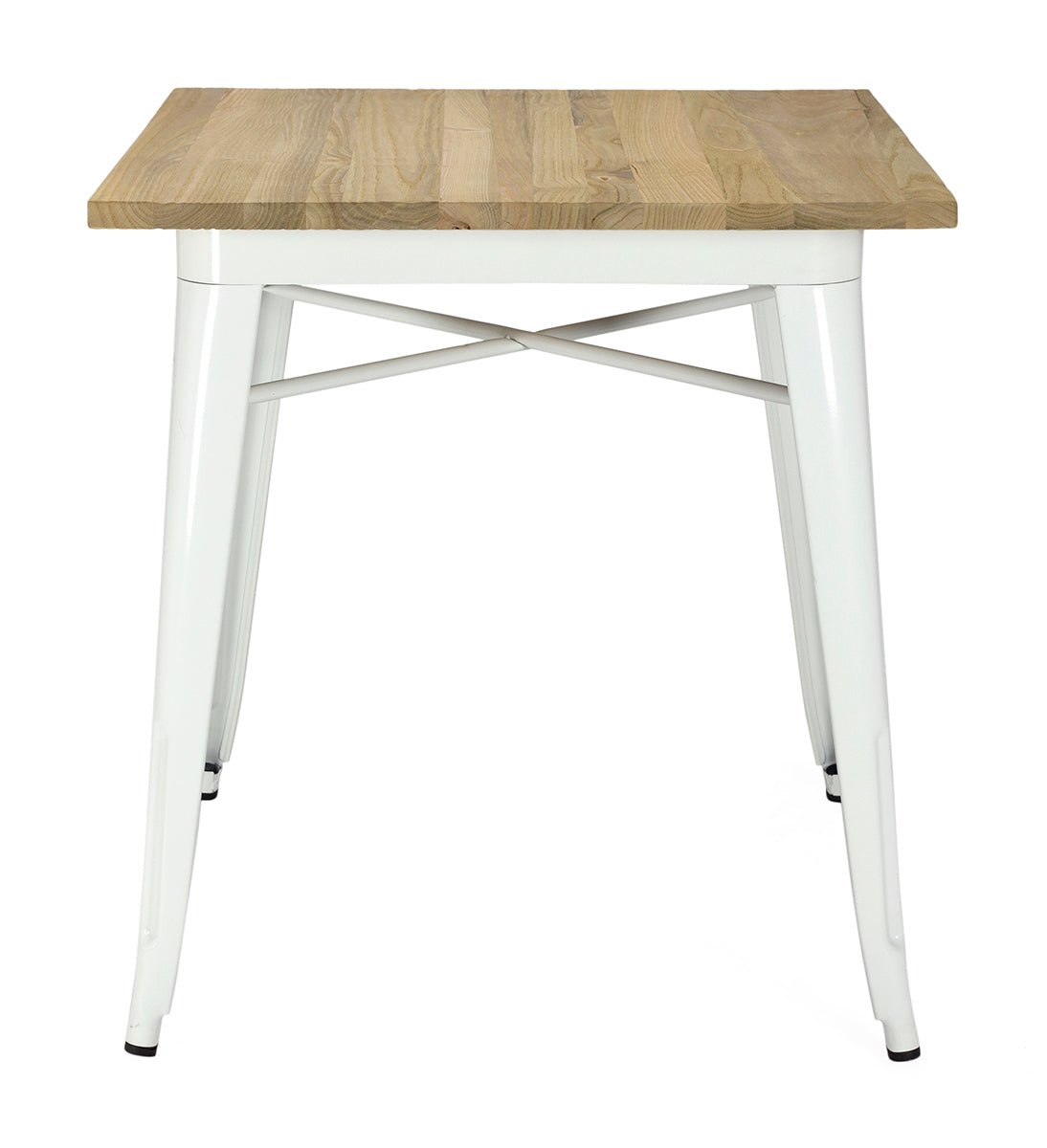 Tolux -Stil Tolux White Wood Weiß 70x70