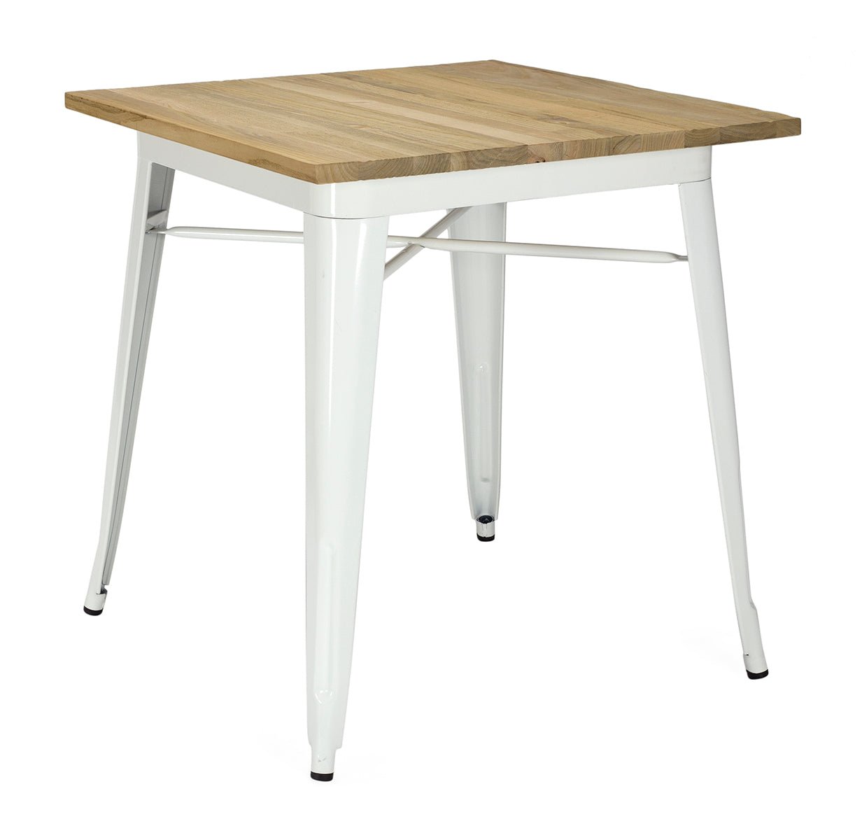 Tolux -Stil Tolux White Wood Weiß 70x70