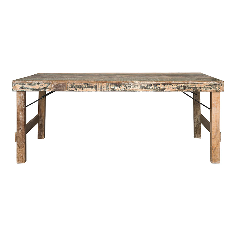 Mesa de comedor plegable de madera de mango Yuny - Compre mesas plegables  de madera de mango rústicas