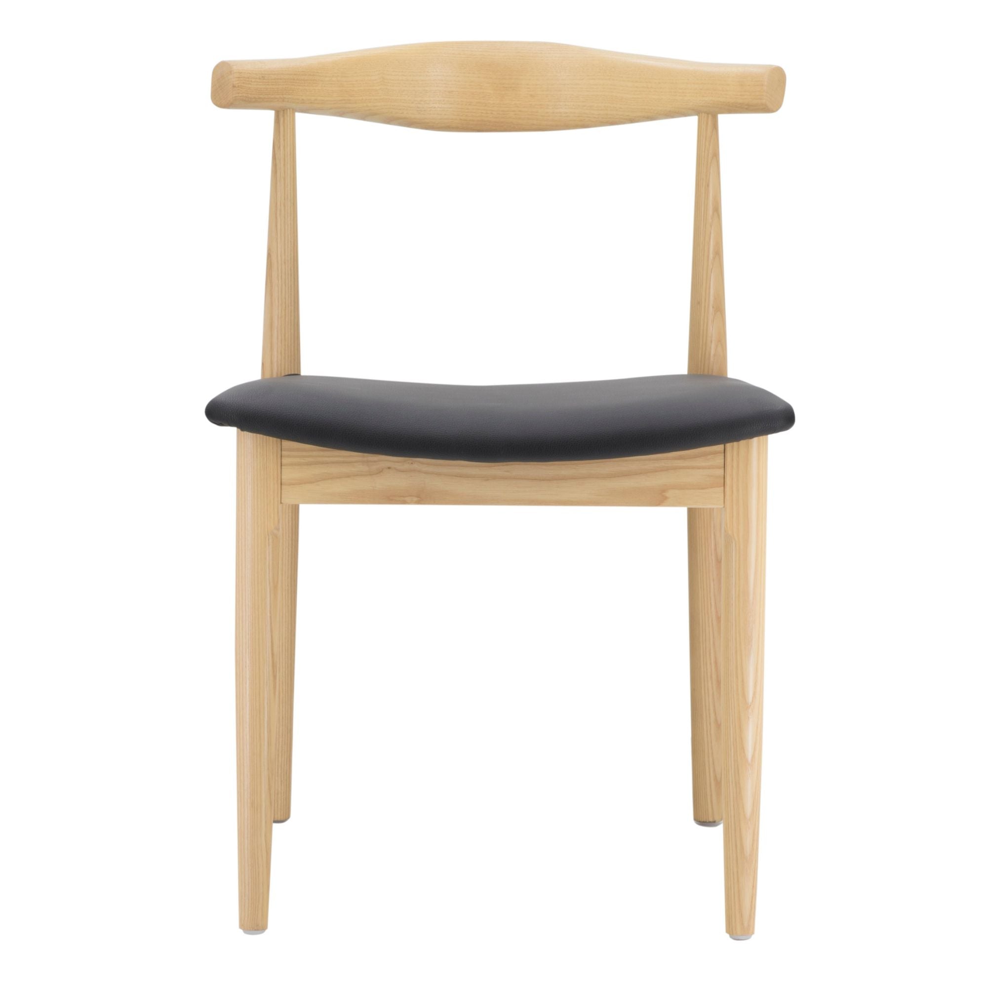 Chaise de salle à manger en frêne naturel Neu