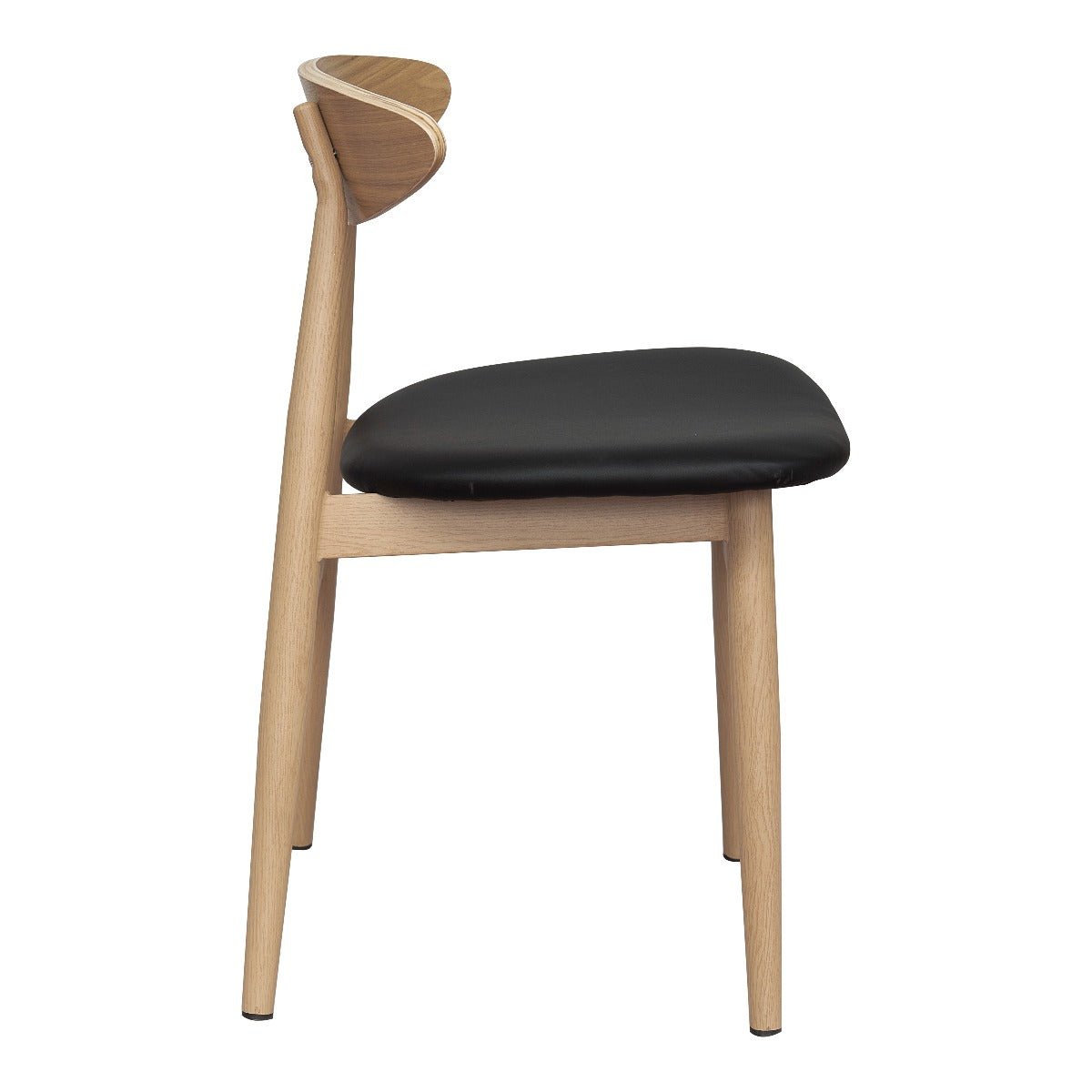 Cadeira de jantar Dalma Natural estilo dinamarquês