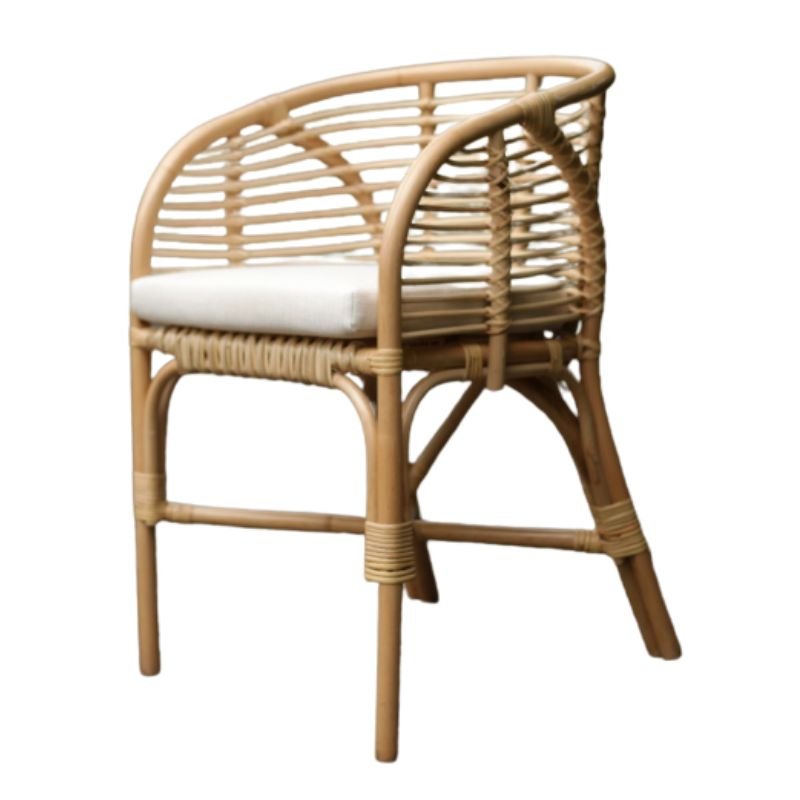Silla de comedor ratán natural Ranya